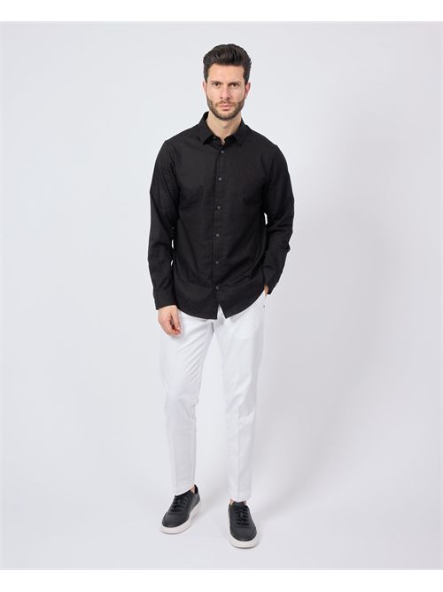 Camicia uomo Armani Exchange in cotone<BR/>